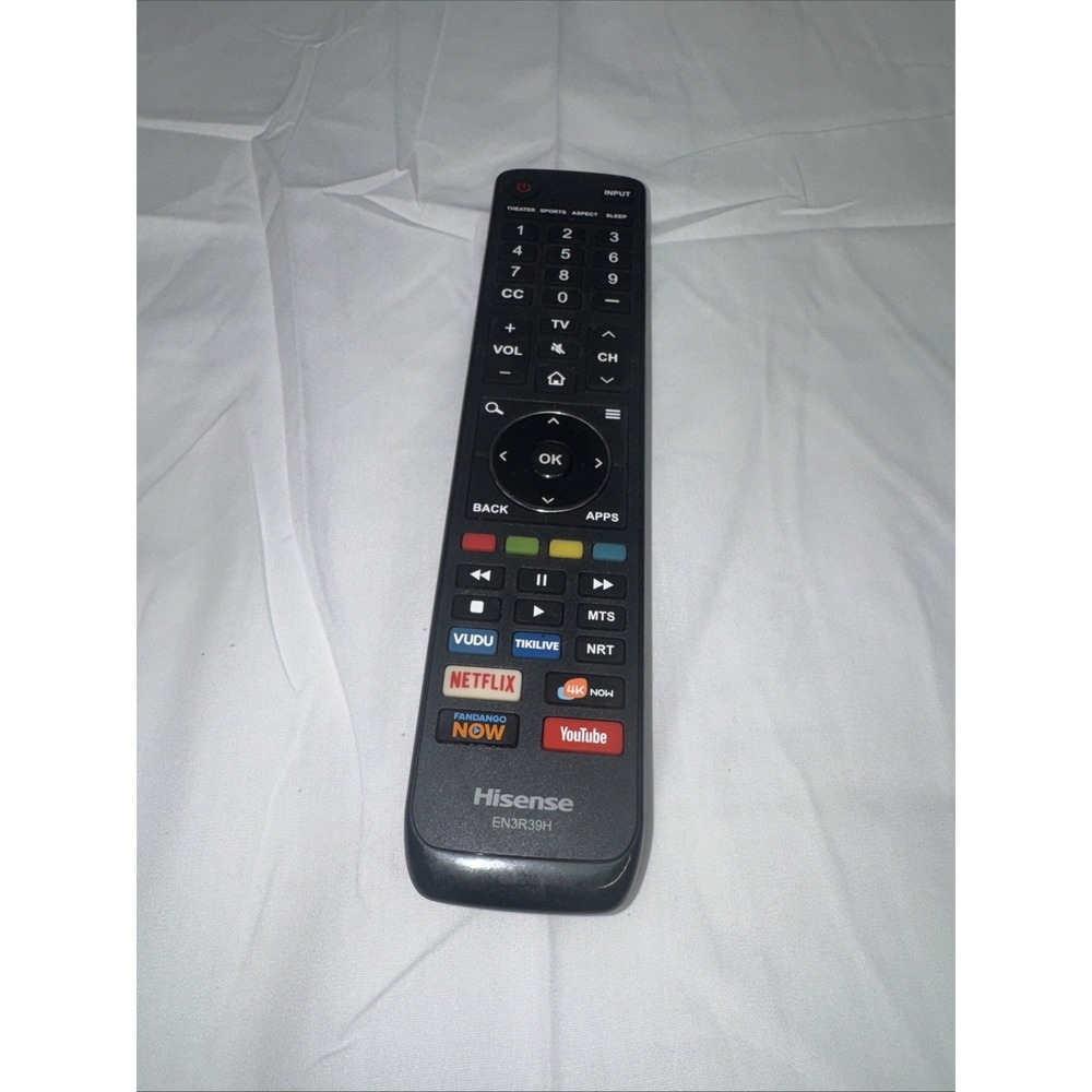 Genuine Hisense EN3R39H 4K Smart TV‎ Remote Control (USED)